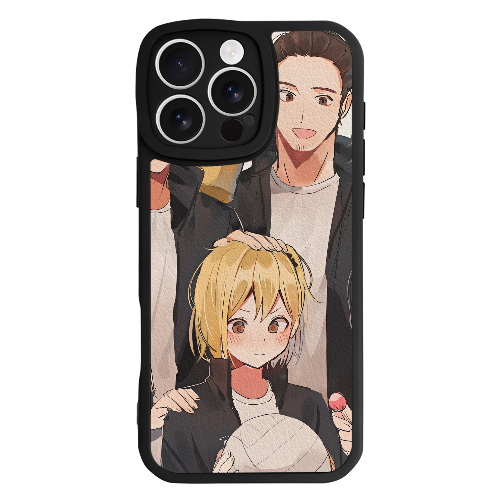（画像用） ハイキュー!! Haikyu!! 【iPhone 16シリーズ対応】シリコンスマホケース（レザー調） 材質：シリコン